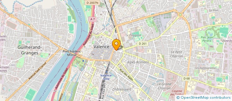 localisation de l'entreprise JEMCO  VALENCE