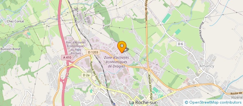 localisation de l'entreprise JEME  LA ROCHE-SUR-FORON