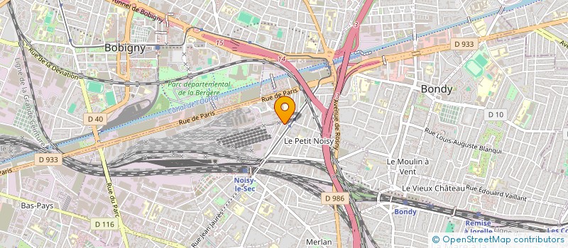 localisation de l'entreprise JEMEA à NOISY-LE-SEC