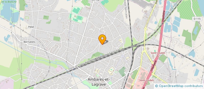 localisation de l'entreprise JEMELINA  AMBARES-ET-LAGRAVE