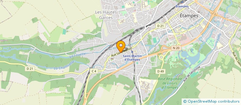 localisation de l'entreprise JEMERA  ETAMPES