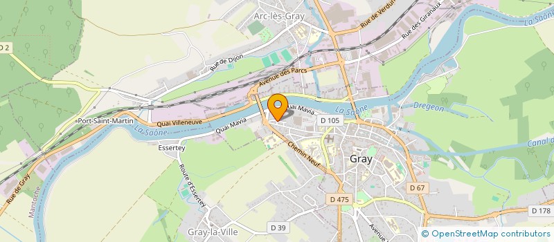 localisation de l'entreprise JEMI à GRAY