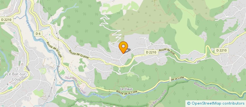localisation de l'entreprise JEMI à TOURRETTES-SUR-LOUP
