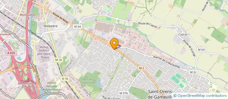 localisation de l'entreprise JEMI JUST  SAINT-ORENS-DE-GAMEVILLE