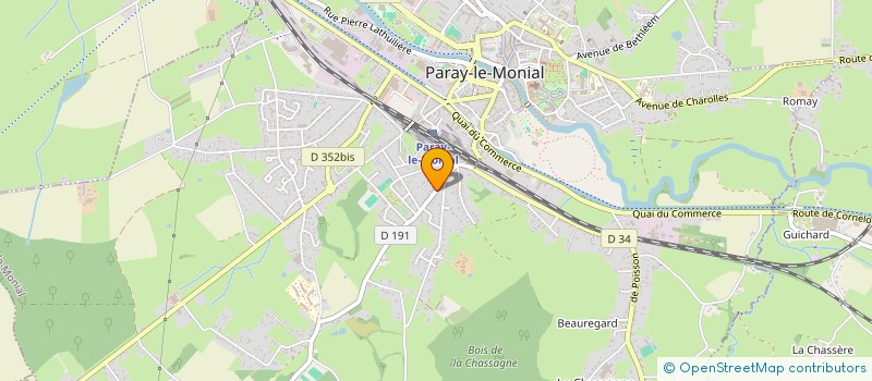 localisation de l'entreprise JEMIBISE  PARAY-LE-MONIAL