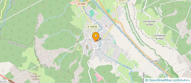 localisation de l'entreprise JEMIDA  LES DEUX ALPES