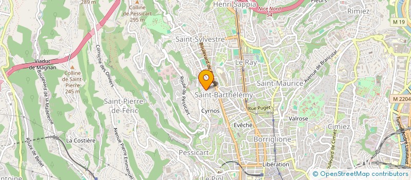 localisation de l'entreprise JEMIMMO à NICE