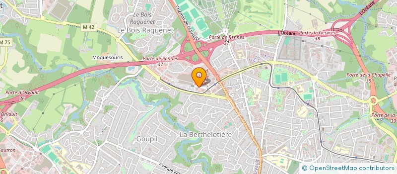 localisation de l'entreprise JEMIPC à ORVAULT