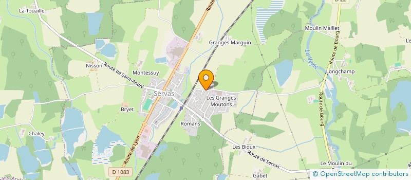 localisation de l'entreprise JEMIUS  SERVAS