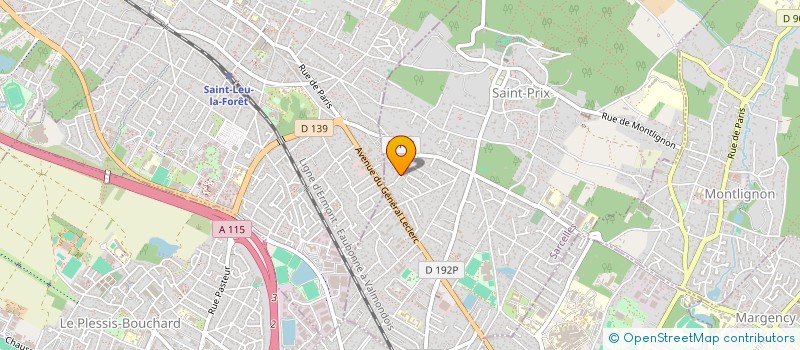 localisation de l'entreprise JEMLOC à SAINT-PRIX