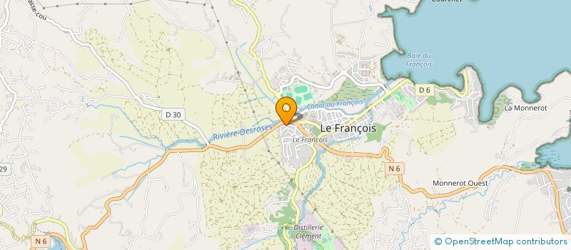 localisation de l'entreprise JEMM  LE FRANCOIS