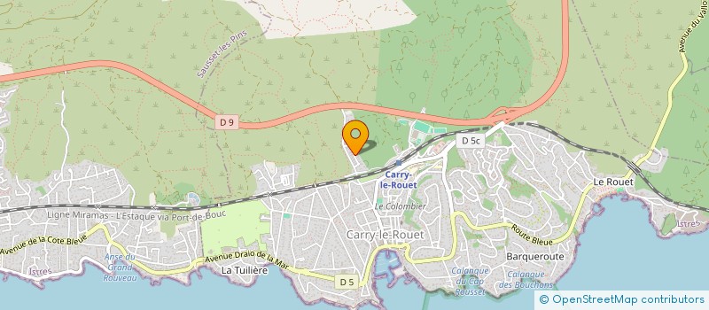 localisation de l'entreprise JEMO  CARRY-LE-ROUET