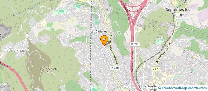 localisation de l'entreprise JEMO à LES PENNES-MIRABEAU