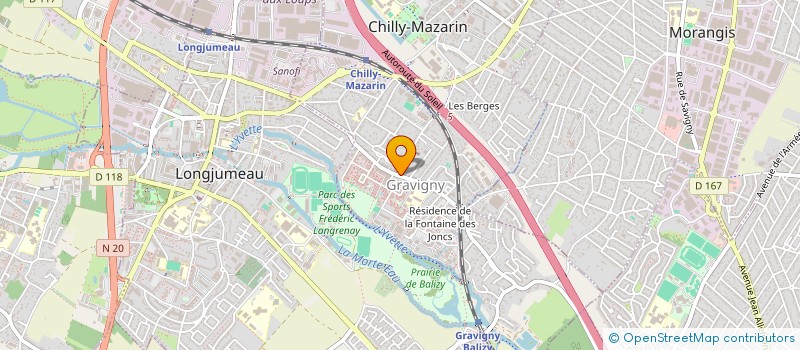 localisation de l'entreprise JEMOGGY à CHILLY-MAZARIN