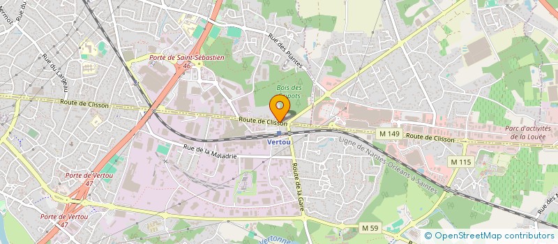 localisation de l'entreprise JEMOPY à SAINT-SEBASTIEN-SUR-LOIRE