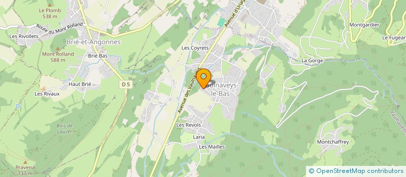 localisation de l'entreprise JEMOSEBE  VAULNAVEYS-LE-BAS