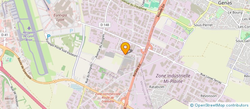 localisation de l'entreprise JEMPALO  CHASSIEU