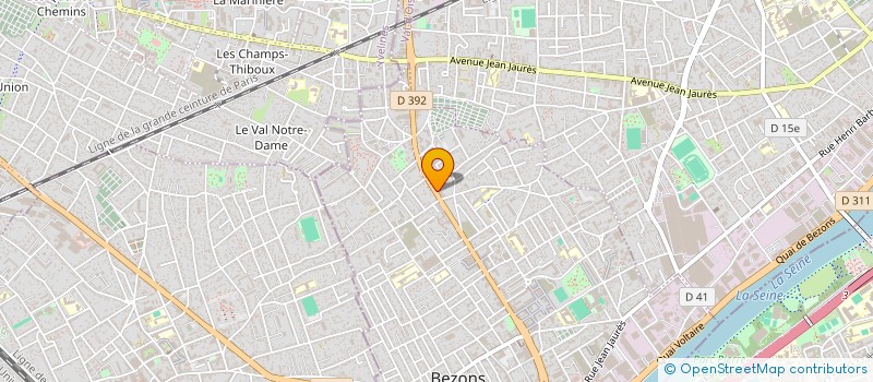 localisation de l'entreprise JEMPEINTURE  BEZONS