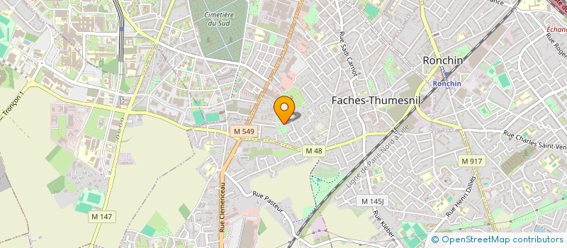 localisation de l'entreprise JEMS  FACHES-THUMESNIL