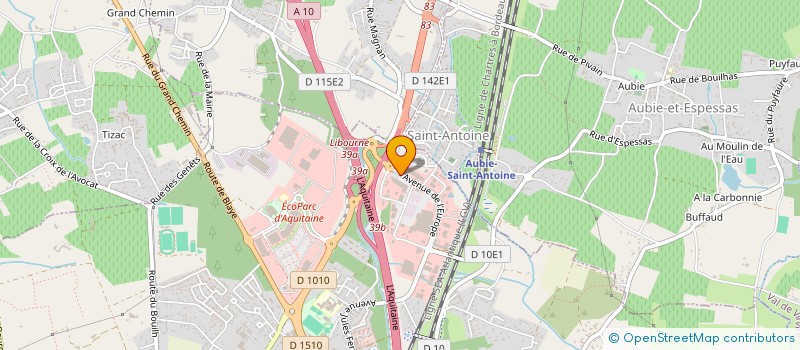 localisation de l'entreprise JEMS à SAINT-ANDRE-DE-CUBZAC