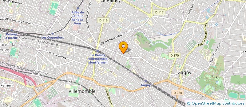 localisation de l'entreprise JEMS INVEST à VILLEMOMBLE