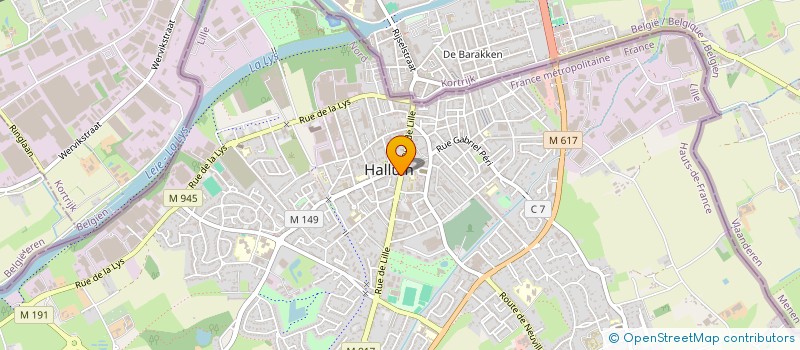 localisation de l'entreprise JEN DOUBI FOOD à HALLUIN