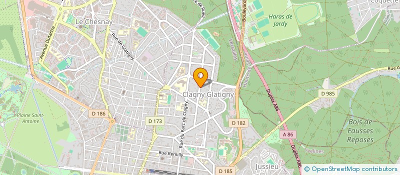 localisation de l'entreprise JEN GROUP  VERSAILLES