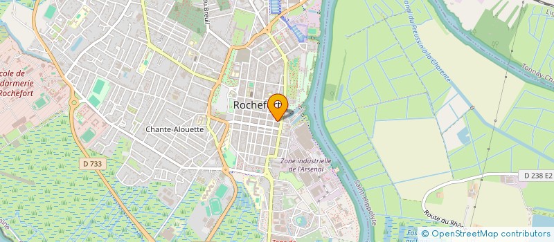 localisation de l'entreprise JEN'S COFFEE  ROCHEFORT