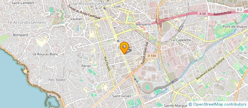 localisation de l'entreprise JENA à MARSEILLE
