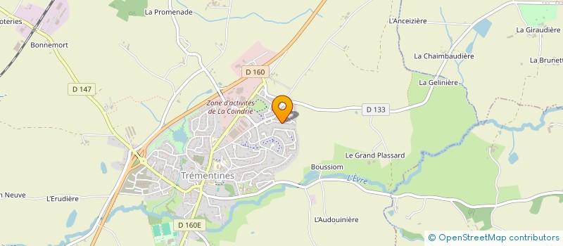 localisation de l'entreprise JENA  TREMENTINES