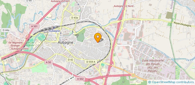 localisation de l'entreprise JENA à AUBAGNE