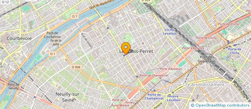 localisation de l'entreprise JENA à LEVALLOIS-PERRET