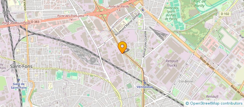 localisation de l'entreprise JENA  VENISSIEUX