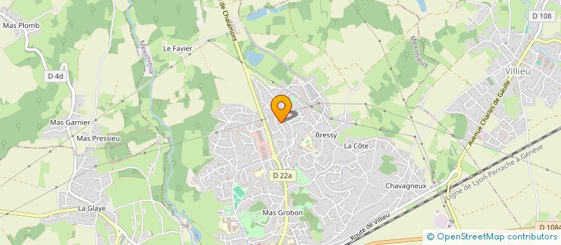 localisation de l'entreprise JENA CONSEIL & ASSURANCES à MEXIMIEUX