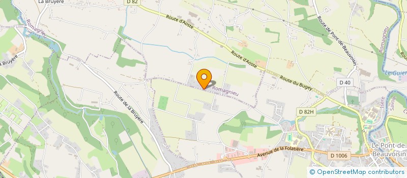 localisation de l'entreprise JENA LCDC à ROMAGNIEU