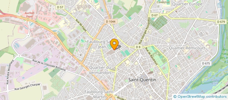 localisation de l'entreprise JENAA à SAINT-QUENTIN