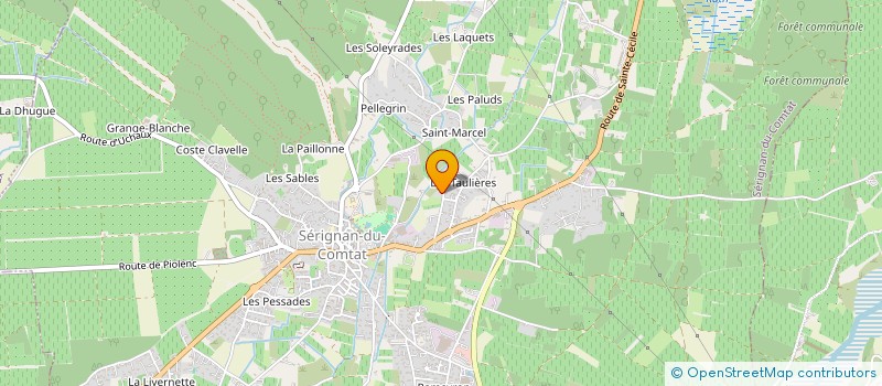 localisation de l'entreprise JENACE  SERIGNAN-DU-COMTAT