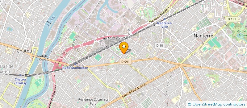 localisation de l'entreprise JENADAM  NANTERRE