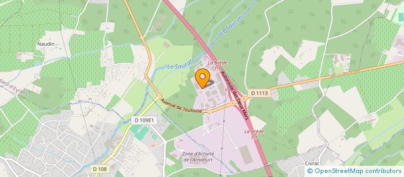 localisation de l'entreprise JENAROMA  LA BREDE