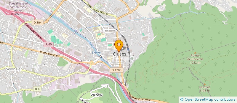 localisation de l'entreprise JENAYBELLE à CLUSES