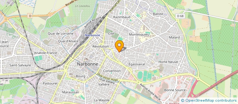 localisation de l'entreprise JENAZ à NARBONNE