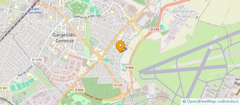 localisation de l'entreprise JENCIA  GARGES-LES-GONESSE