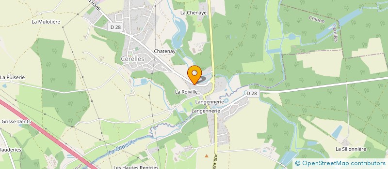 localisation de l'entreprise JENCO à CERELLES