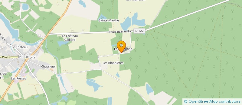 localisation de l'entreprise JENDL  PRUNIERS-EN-SOLOGNE