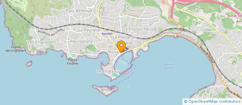 localisation de l'entreprise JENERIC à BANDOL