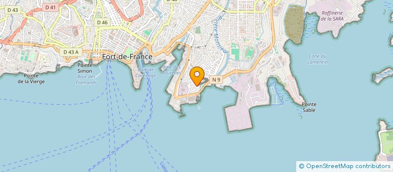 localisation de l'entreprise JENESS RESPONSAB à FORT-DE-FRANCE