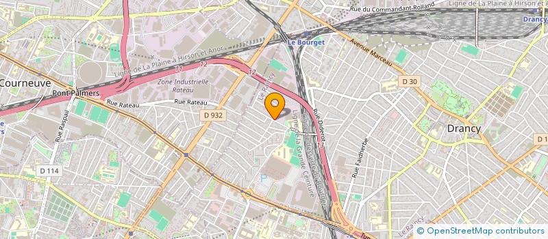 localisation de l'entreprise JENEW à DRANCY