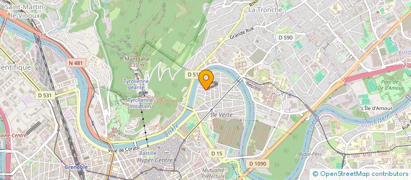 localisation de l'entreprise JENI à GRENOBLE