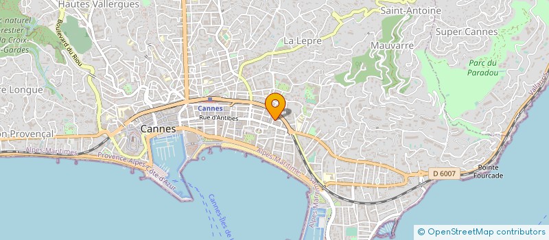 localisation de l'entreprise JENI à CANNES