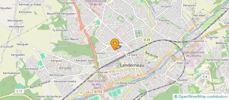 localisation de l'entreprise JENIALES  LANDERNEAU